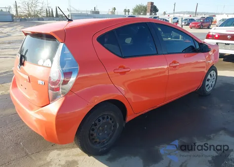 2012 Toyota Prius C One from USA, damaged, VIN JTDKDTB30C1011777